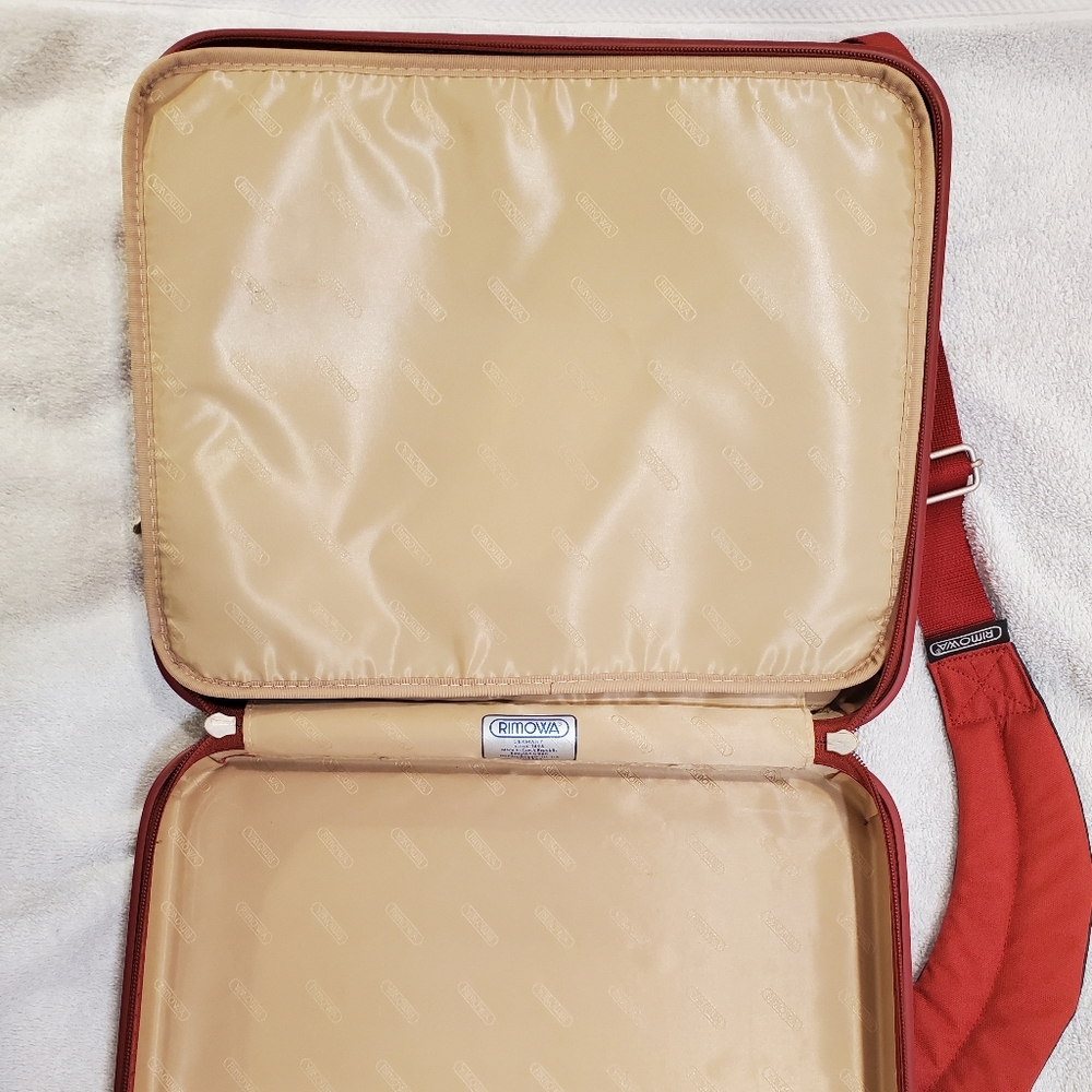 Rimowa Cherry Red Hard Shell Bolero Laptop Computer Bag/Briefcase - Picture 10 of 15